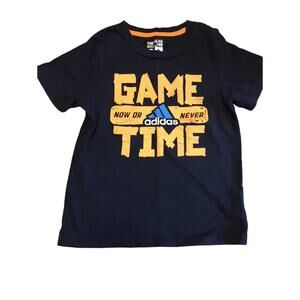 Adidas Navy Orange Game Time shirt size 7